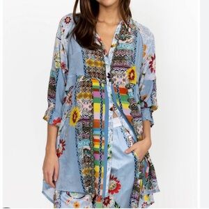 Johnny Was Adonia Silk Blouse